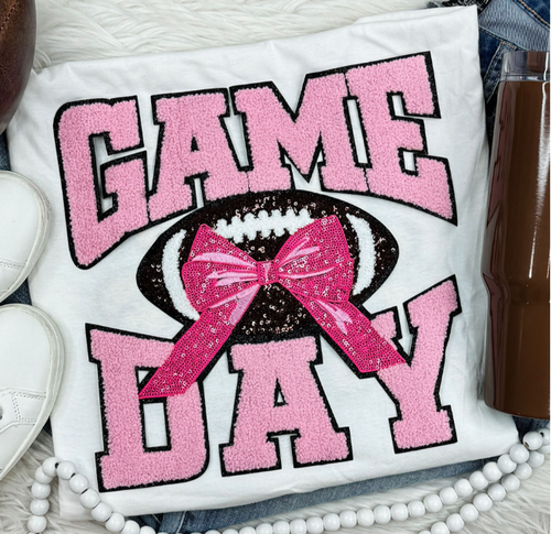 BOW GAME DAY PATCH TEE