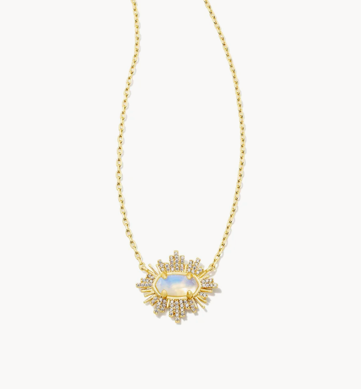 GRAYSON SUNBURST PNDNT NECKLACE-GOLD