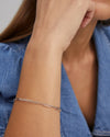 Courtney Paperclip Bracelet in Silver