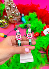 NUTCRACKER ACRYLIC EARRINGS