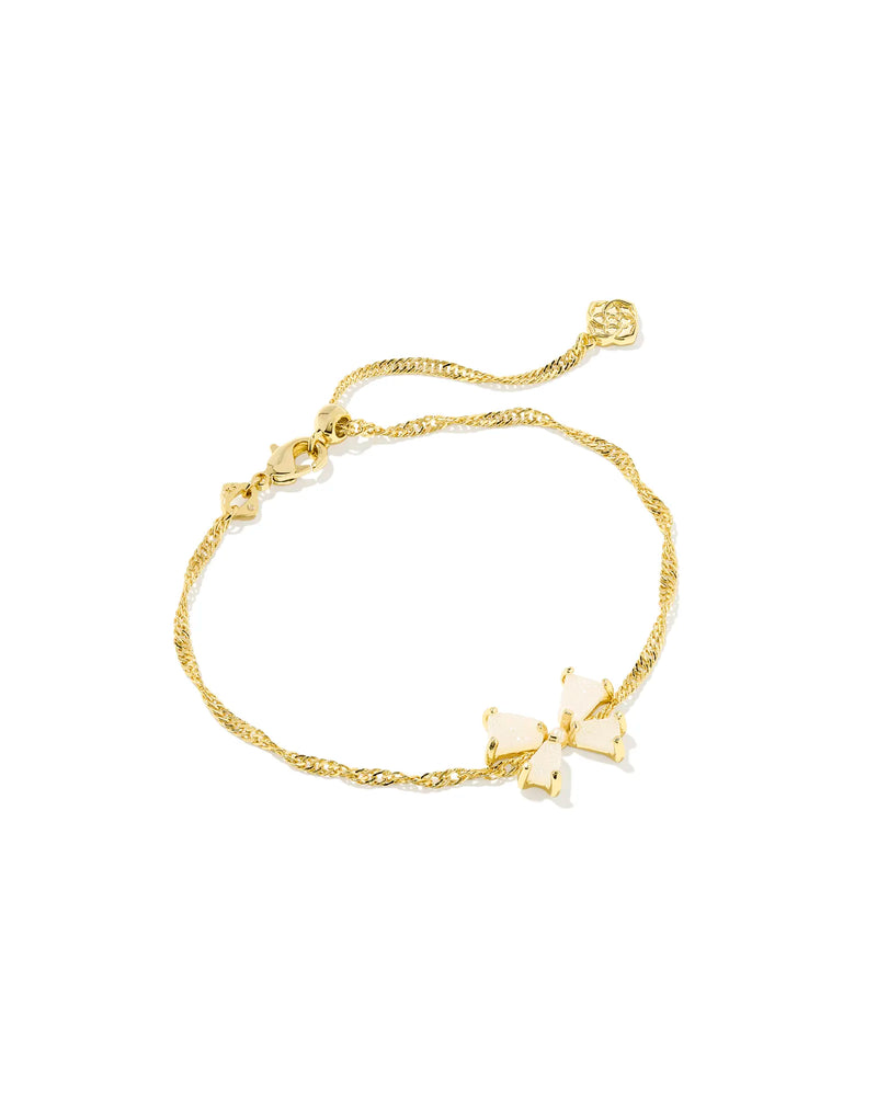 BLAIR SMALL BOW GOLD IRIDESCENT BRACELET