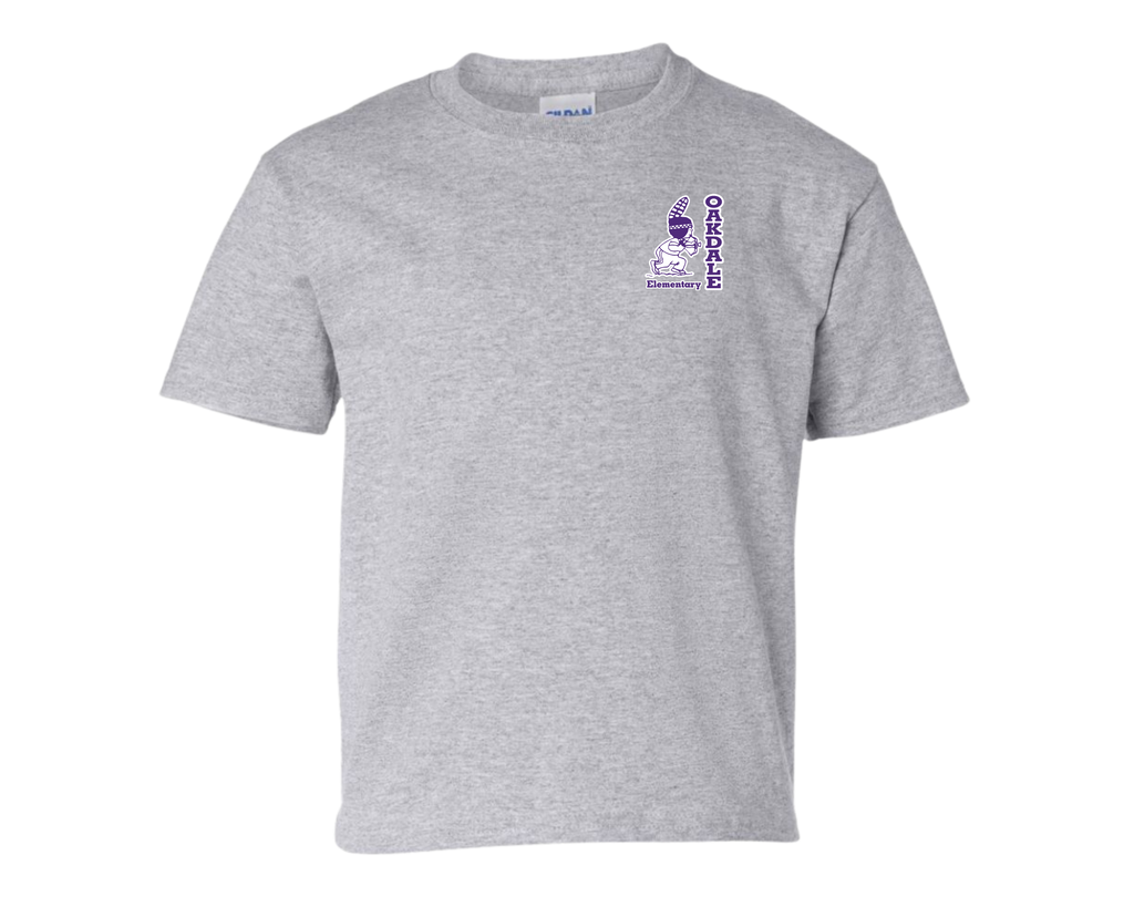 OAKDALE ELEMENTARY UNIFORM SHIRT - GREY