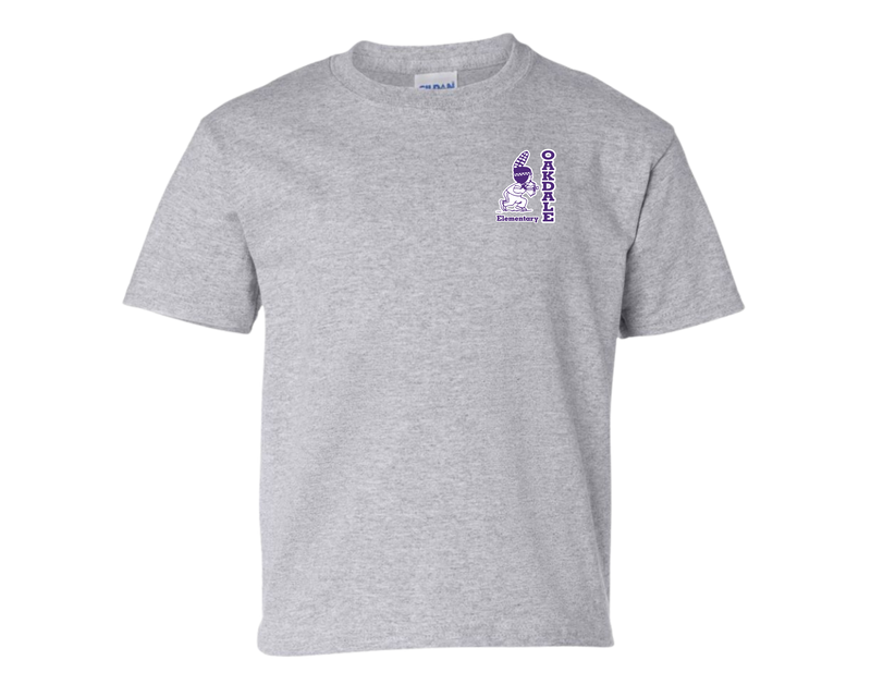OAKDALE ELEMENTARY UNIFORM SHIRT - GREY