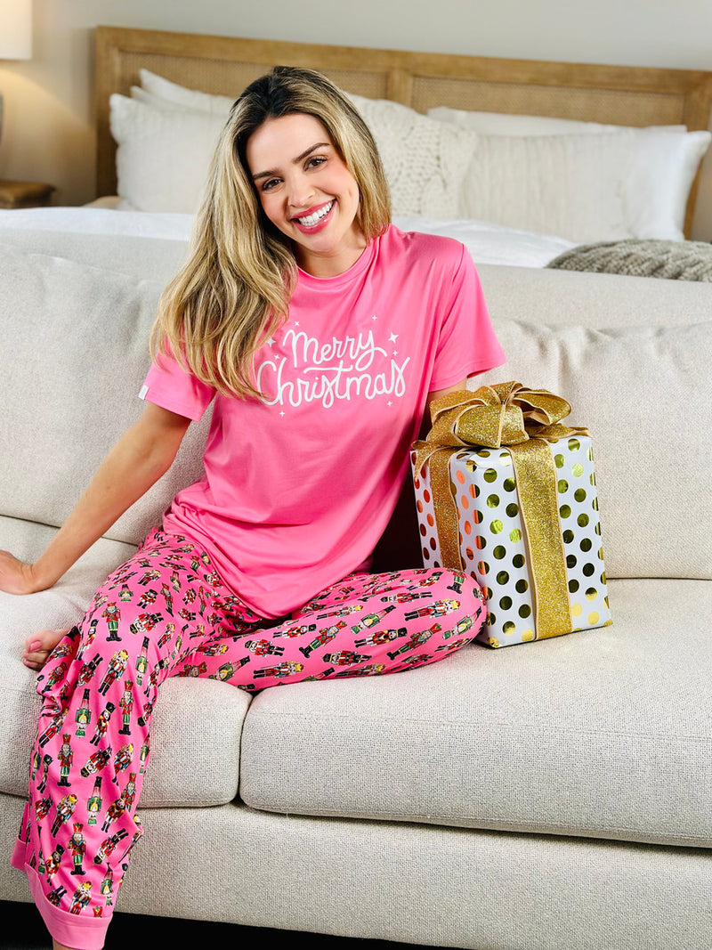 PINK CHRISTMAS PAJAMAS