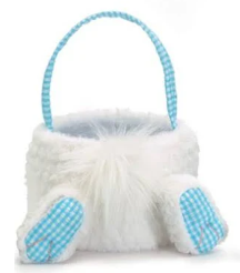 COTTON TAIL BASKET-BLUE