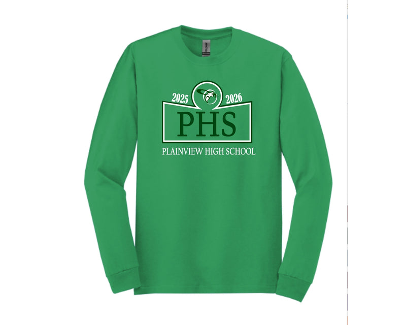 KELLY GREEN L/S SHIRT