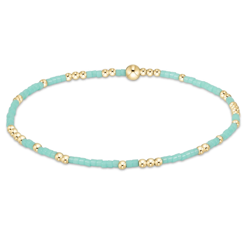 HOPE JOY PATTERN 2MM BEAD BRACELET