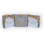 EXPECT A MIRACLE PEARL CROSS BRACELET