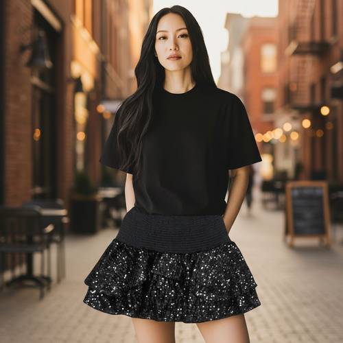 LIZZO SPARKLE SKIRT