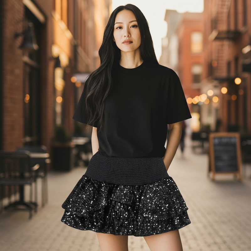 LIZZO SPARKLE SKIRT