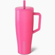 NEON PINK 40 OZ BRU MATE