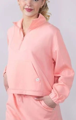 ANABELLE QTR ZIP TOP