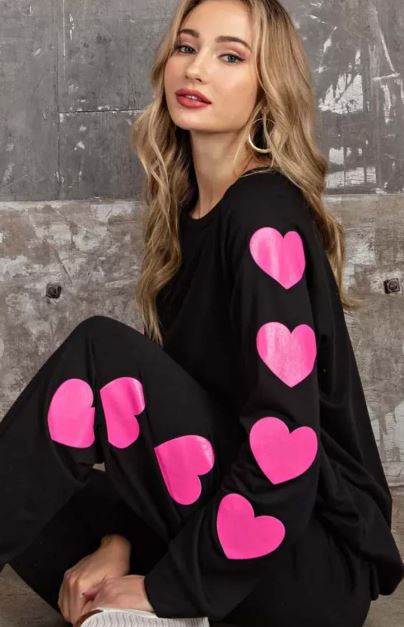 HEART JOGGER SUIT