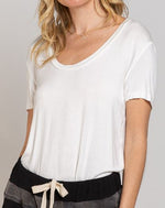 IVORY SIMPLE TOP