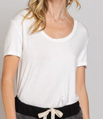 IVORY SIMPLE TOP