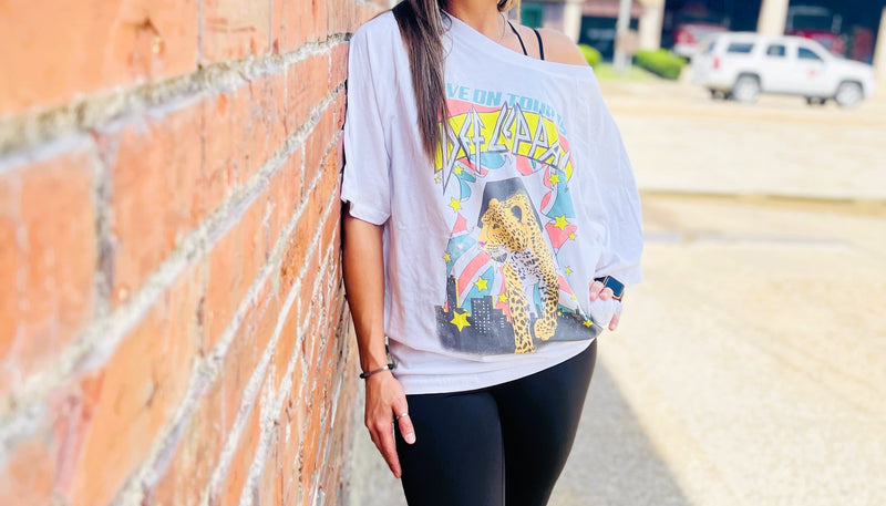 KRISSY DEF LEPPARD LIVE ON TOUR TEE