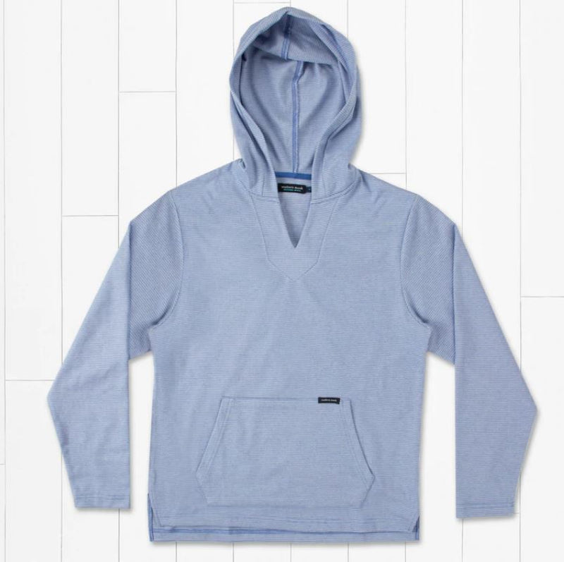 SANDBAR PERFORMANCE HOODIE FRENCH BLUE