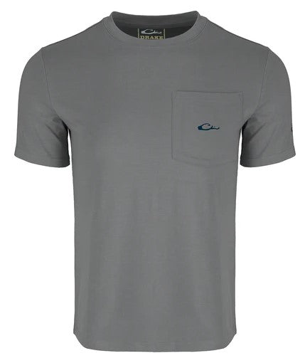 SETH GREY BAMBOO SS TEE