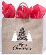 LEOPARD CHRISTMAS TREE TOTE