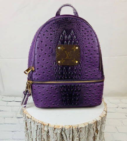 LV PURPLE LEOPARD BACKPACK – Kelly's Korner