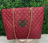 LV QUILTED WINE LARGE PURSE