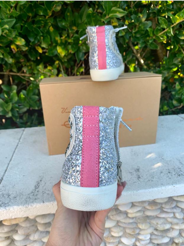 RAY VH SILVER GLITTER HIGH TOP SNEAKER – Kelly's Korner Oakdale