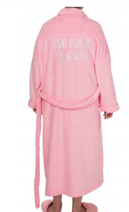 TOO COLD TO CARE ROBE